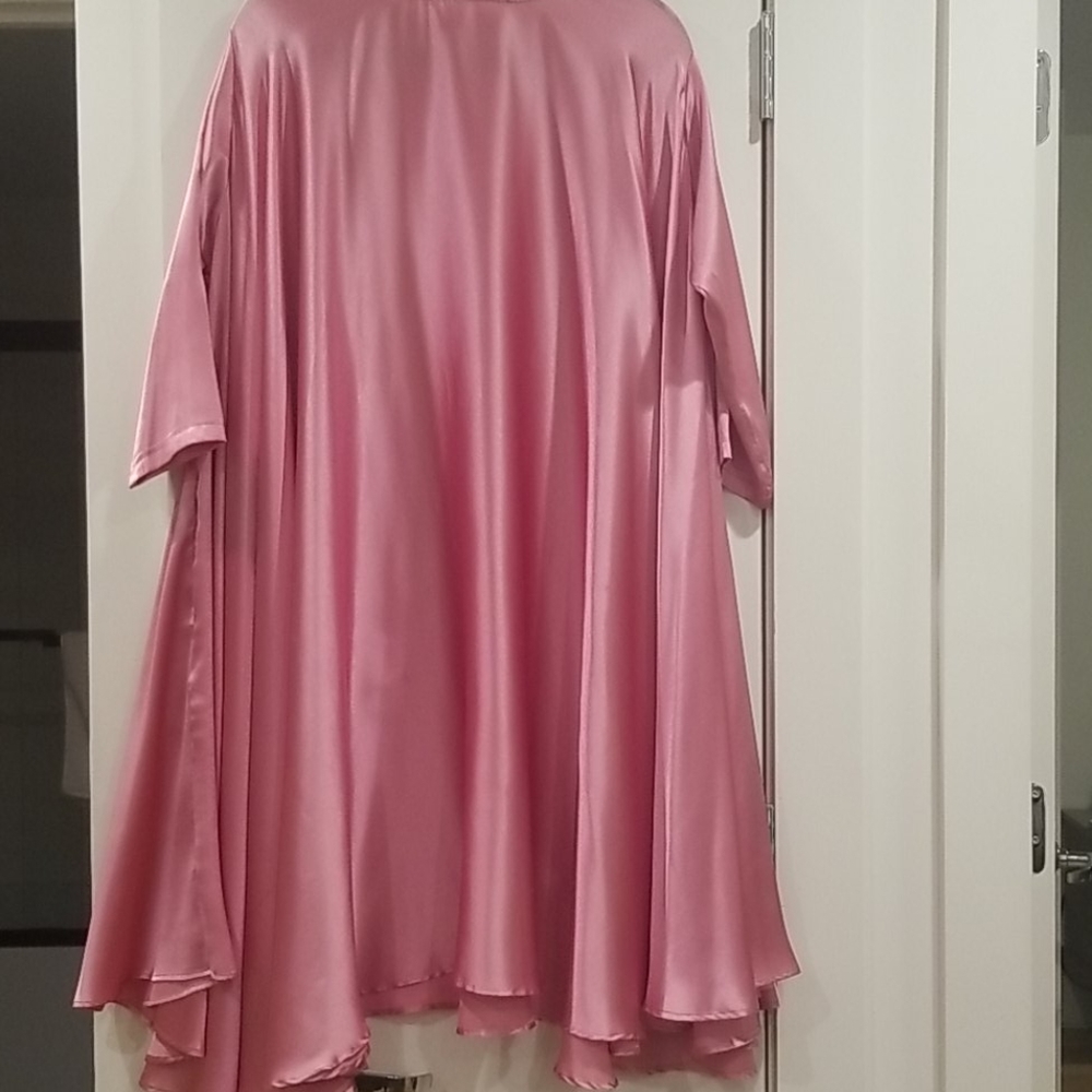 Pink Silk Dress